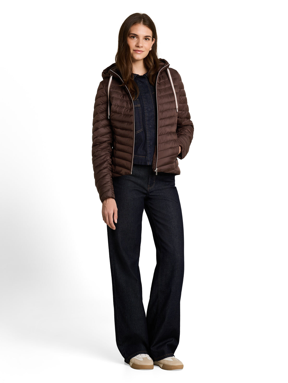 Tom Tailor Brown Jacket Optimal Fit and High Wearing Comfort