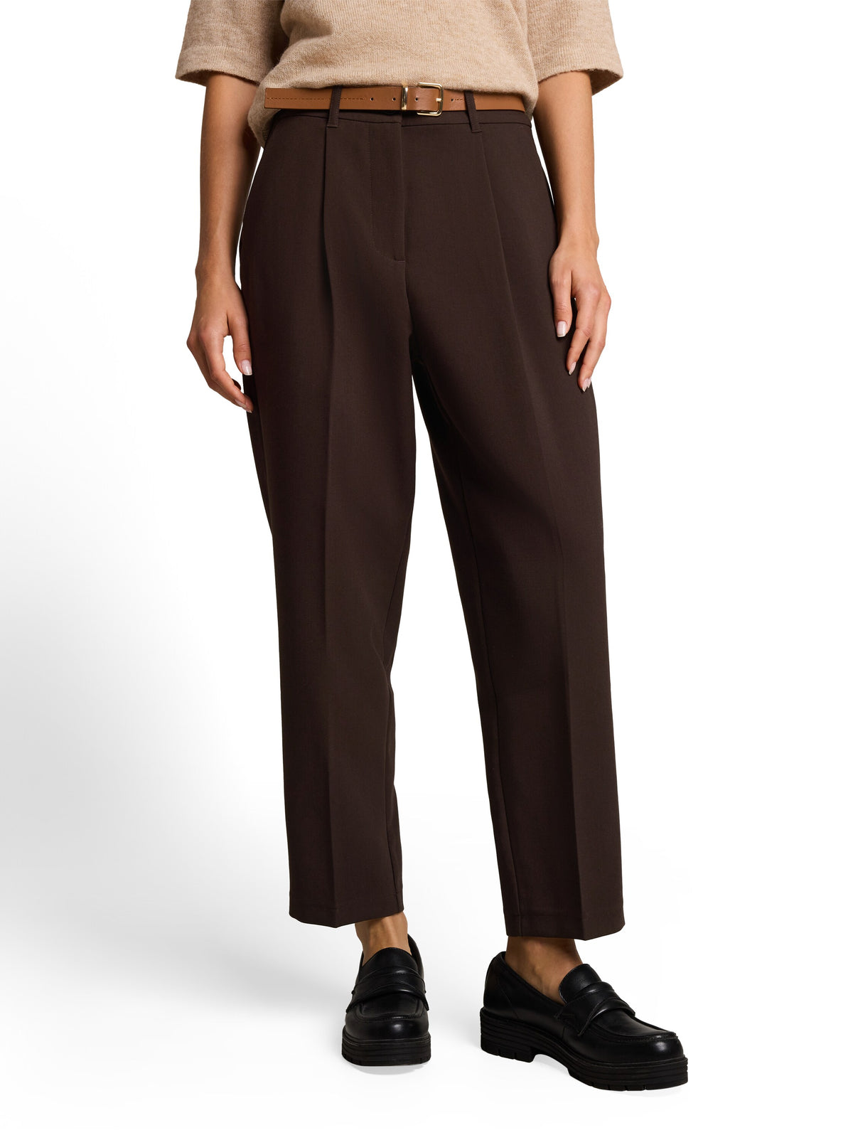 Tom Tailor Brown with Slanted Side Pockets