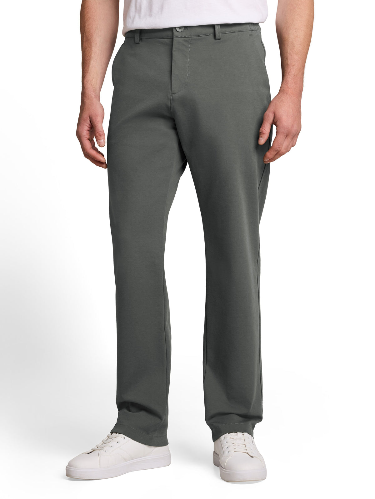 Tom Tailor Dark Olive TTRUPERT REGULAR Chino Trousers Pant