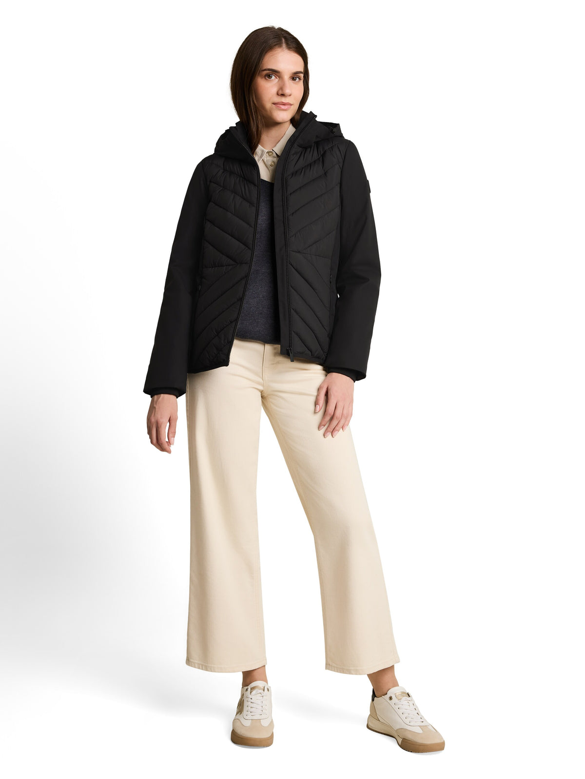 Tom Tailor Black Long Sleeve With Side Pockets