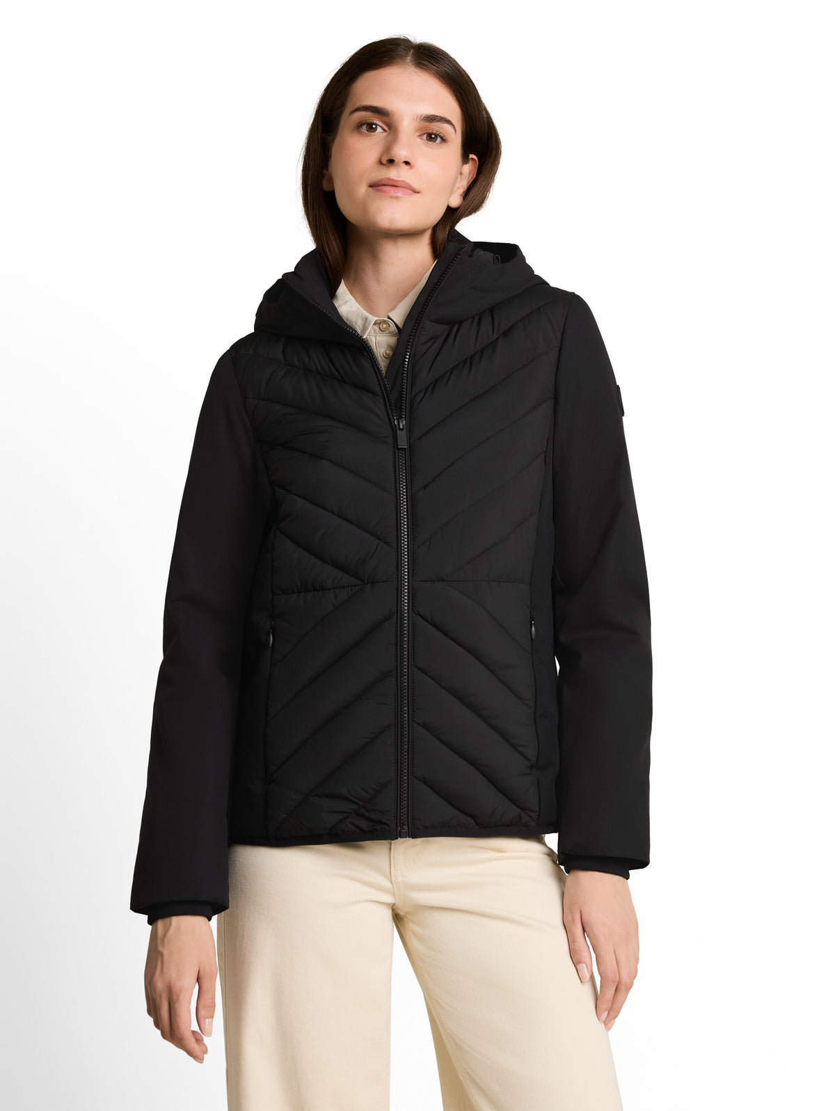 Tom Tailor Black Long Sleeve With Side Pockets
