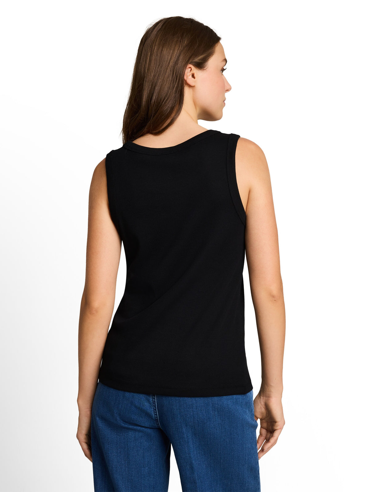 Tom Tailor Black Sleeveless Top