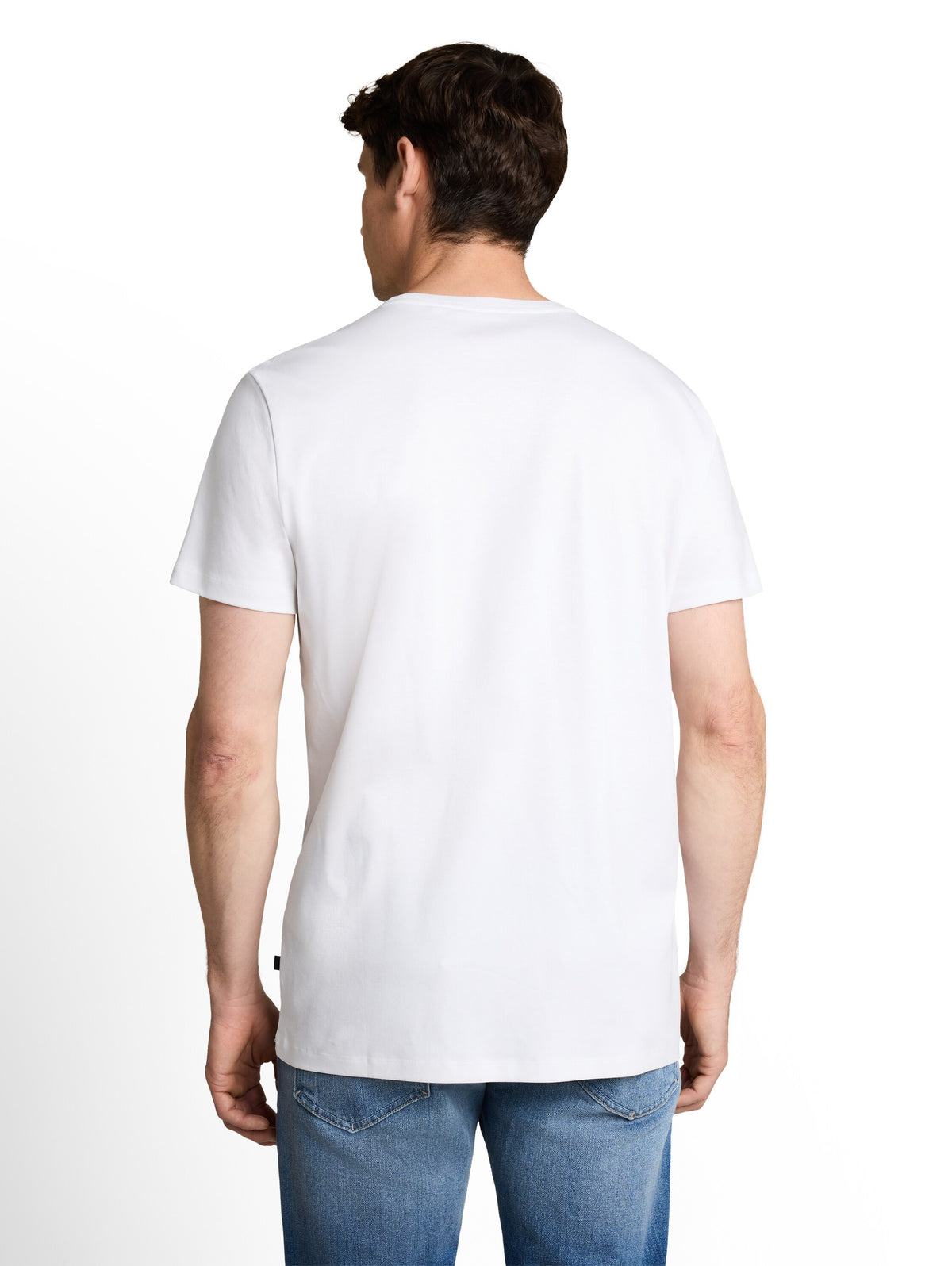 Tom Tailor White Plain-coloured T-shirt
