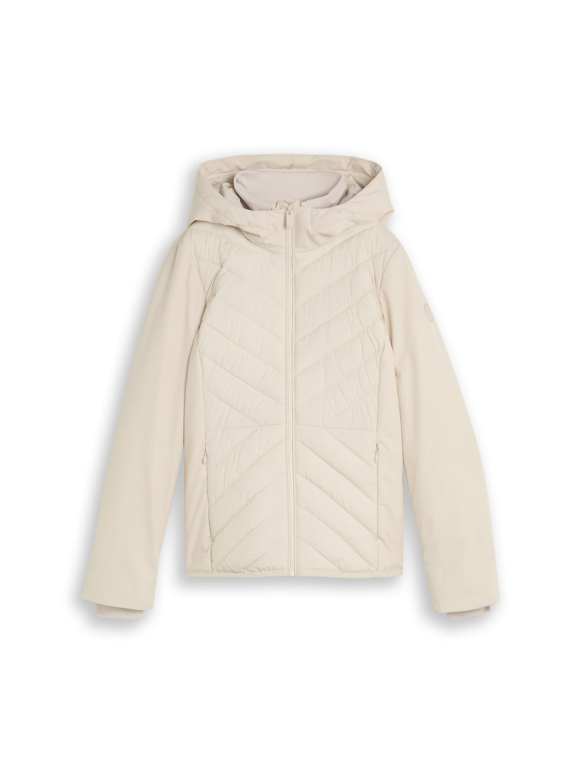 Tom Tailor Beige Long Sleeve With Side Pockets