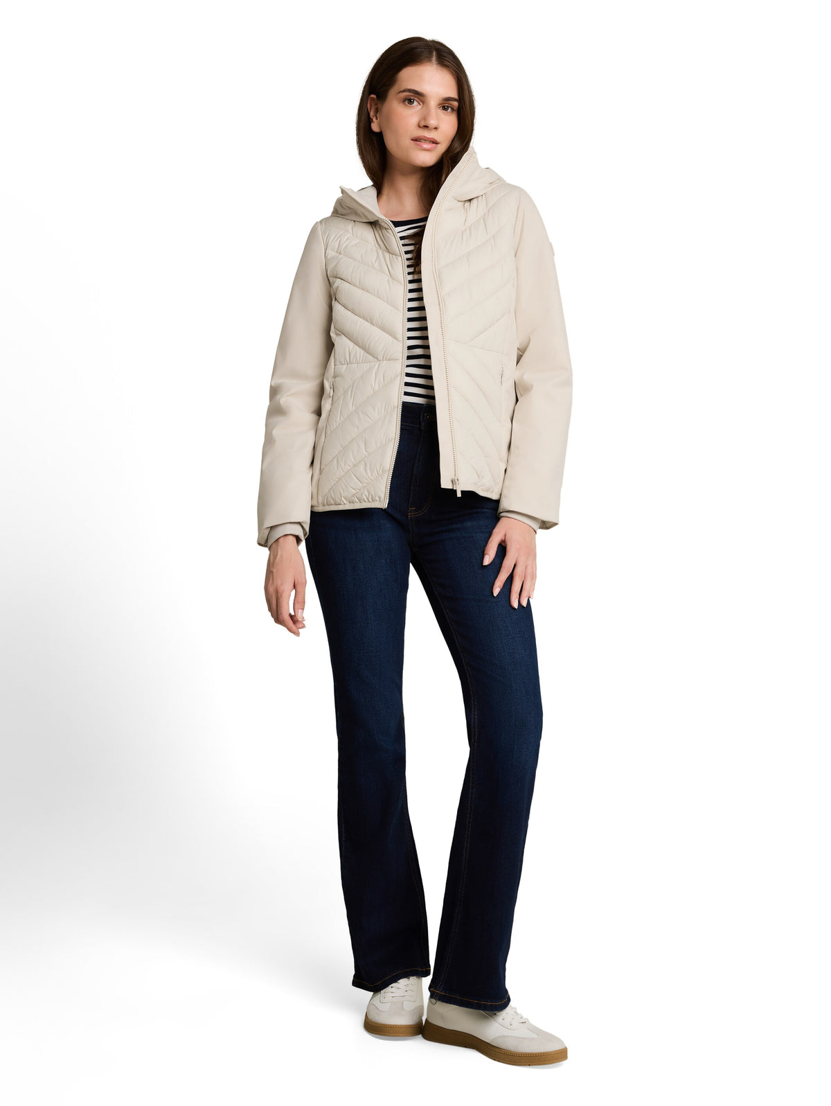 Tom Tailor Beige Long Sleeve With Side Pockets