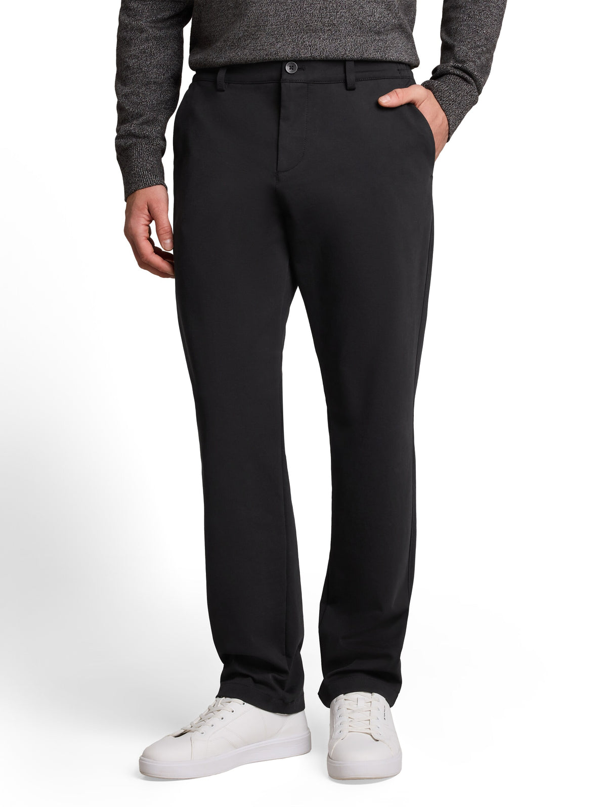 Tom Tailor Black TTRUPERT REGULAR Chino Trousers Pant