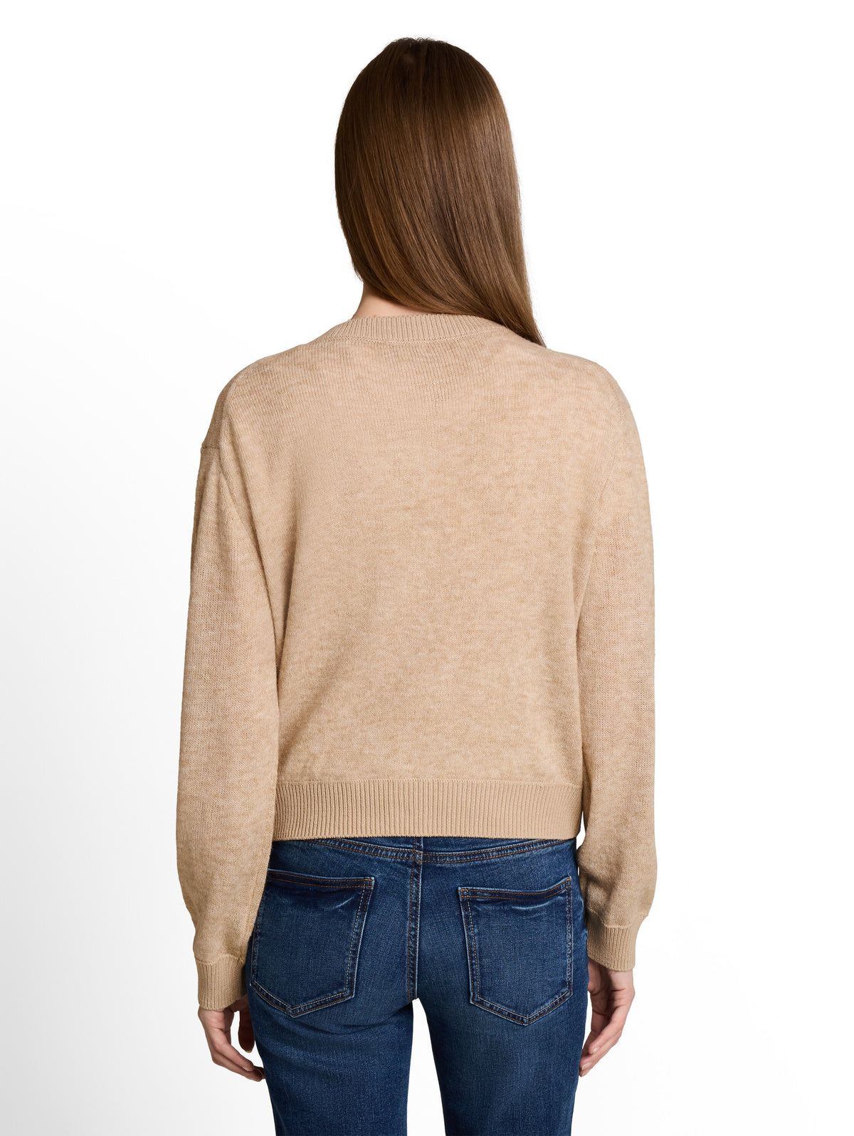 Tom Tailor Long Sleeved Beige Cardigan