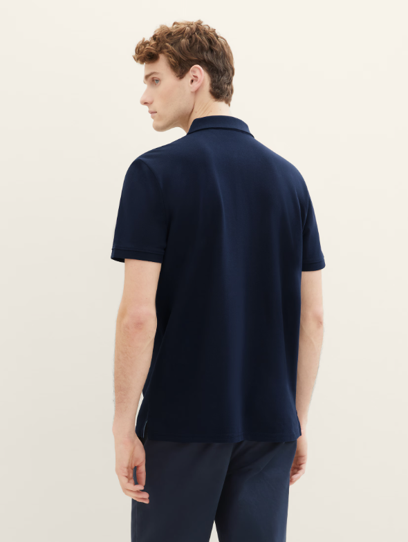 Tom Tailor Cotton Navy Simple Polo