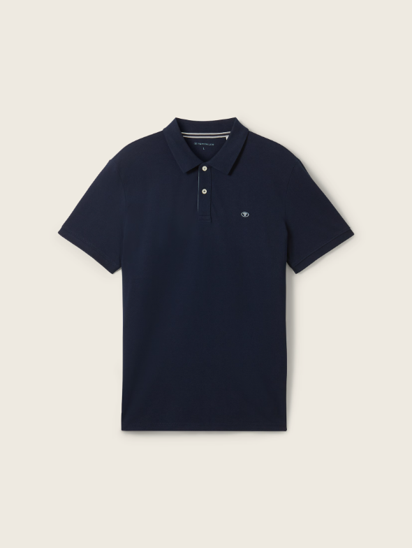 Tom Tailor Cotton Navy Simple Polo
