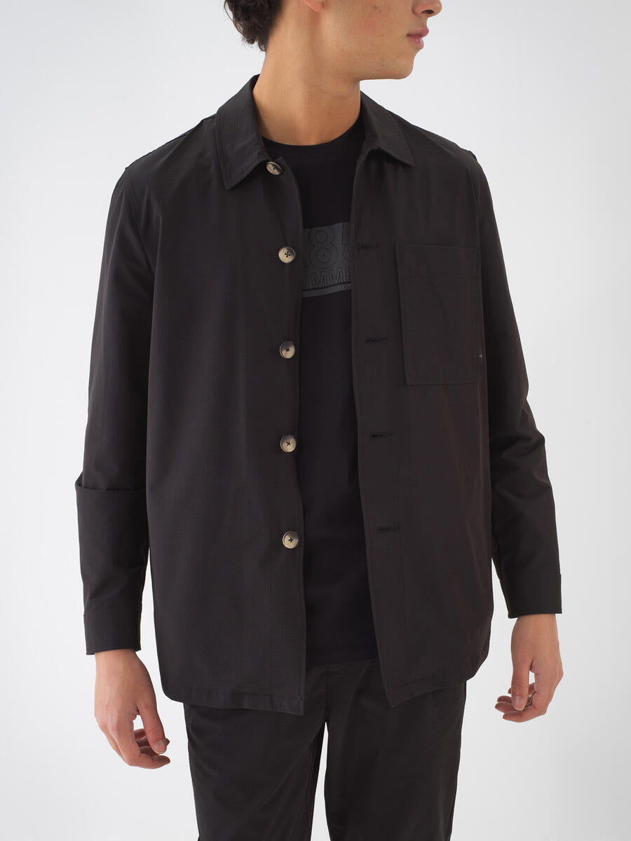 Xint Regular Fit Black Jacket with Pockets