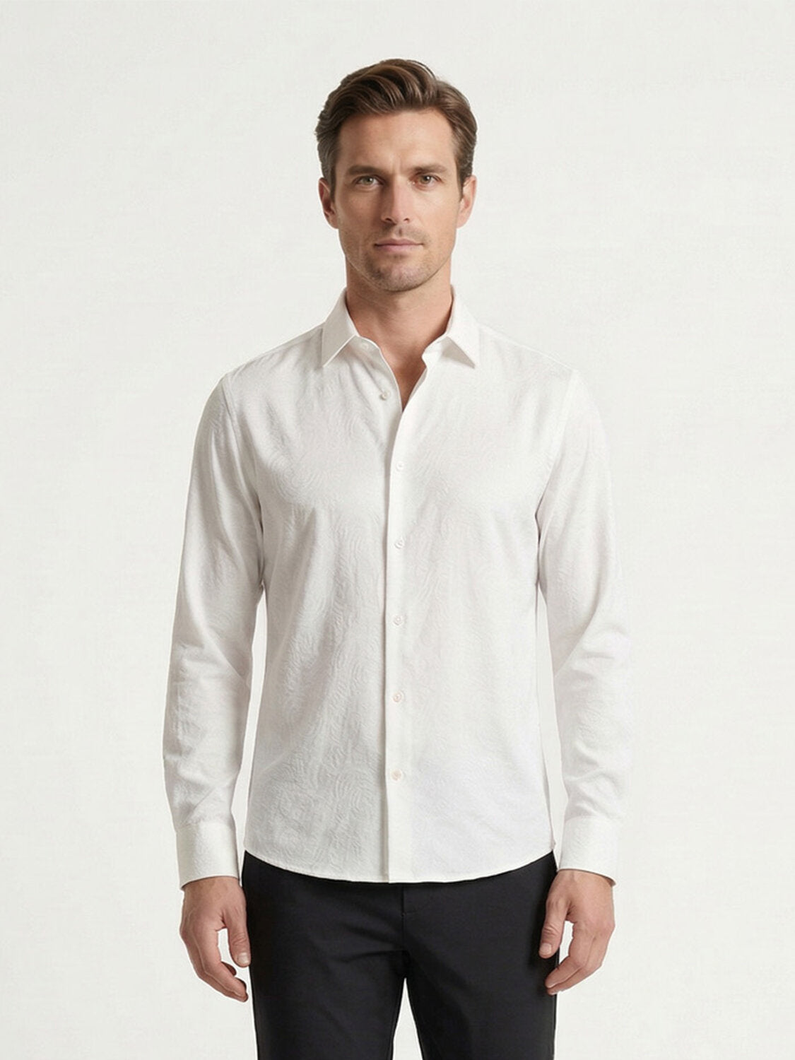 Xint Off White Regular Fit Shirt