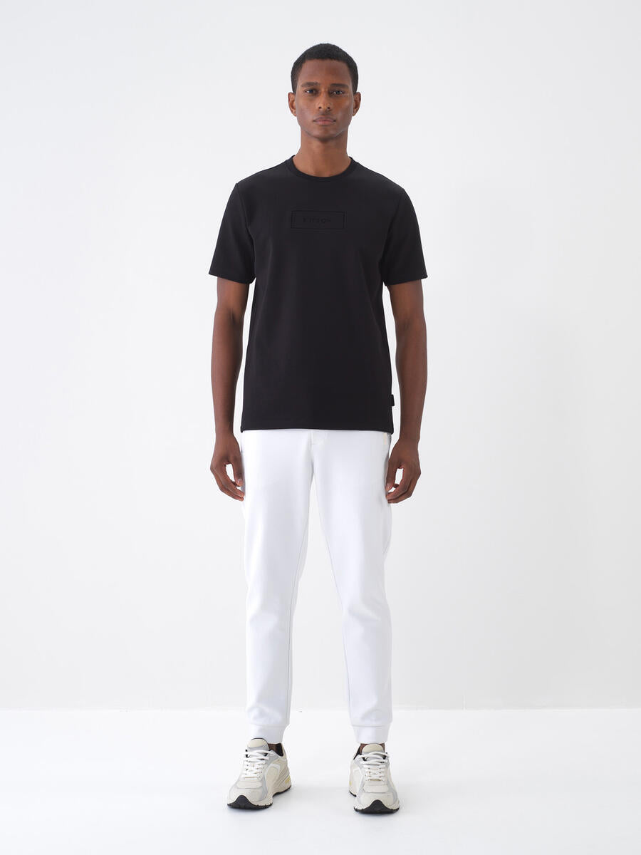 Xint White Regular Fit Cotton Jogging