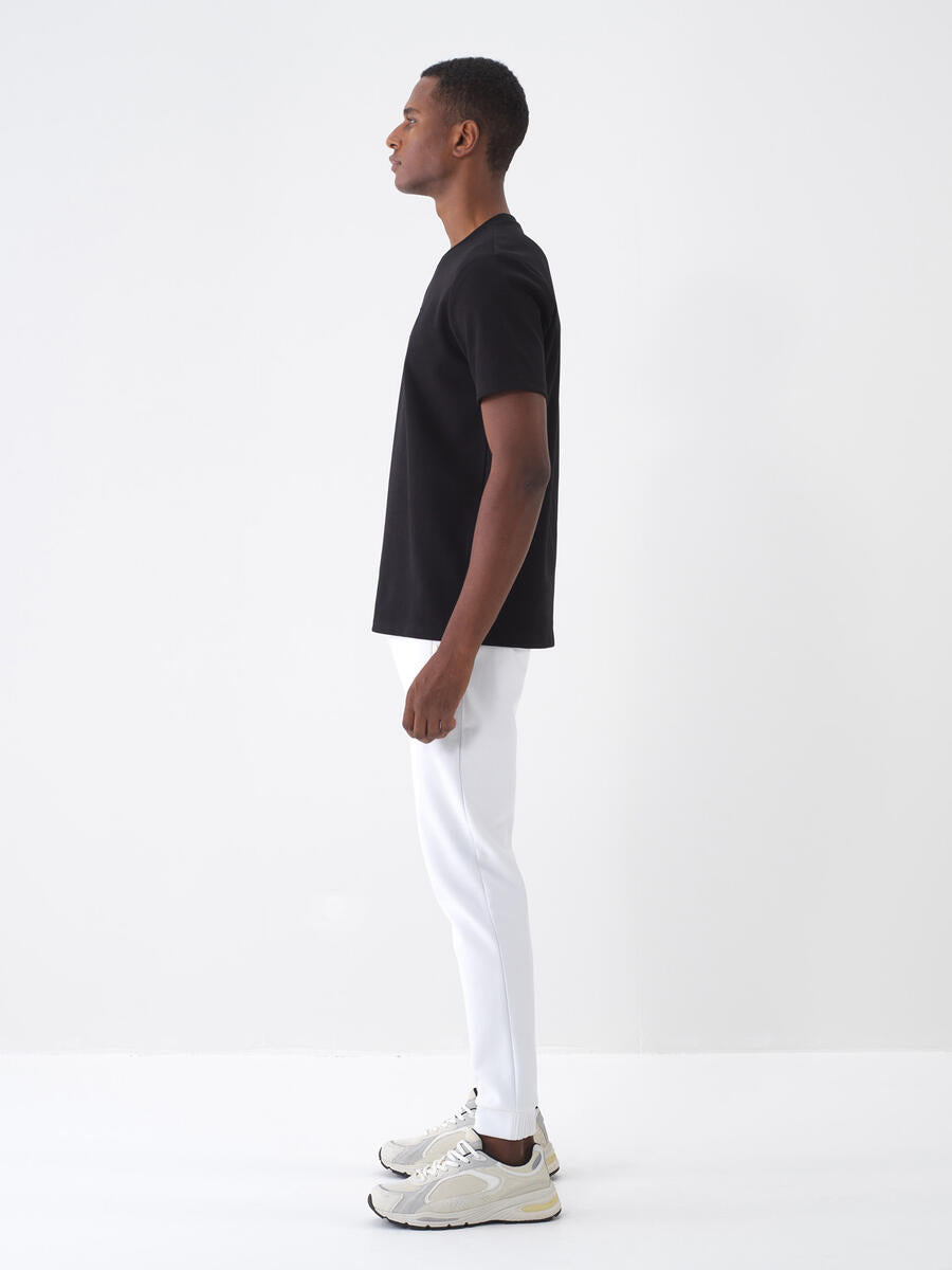 Xint White Regular Fit Cotton Jogging