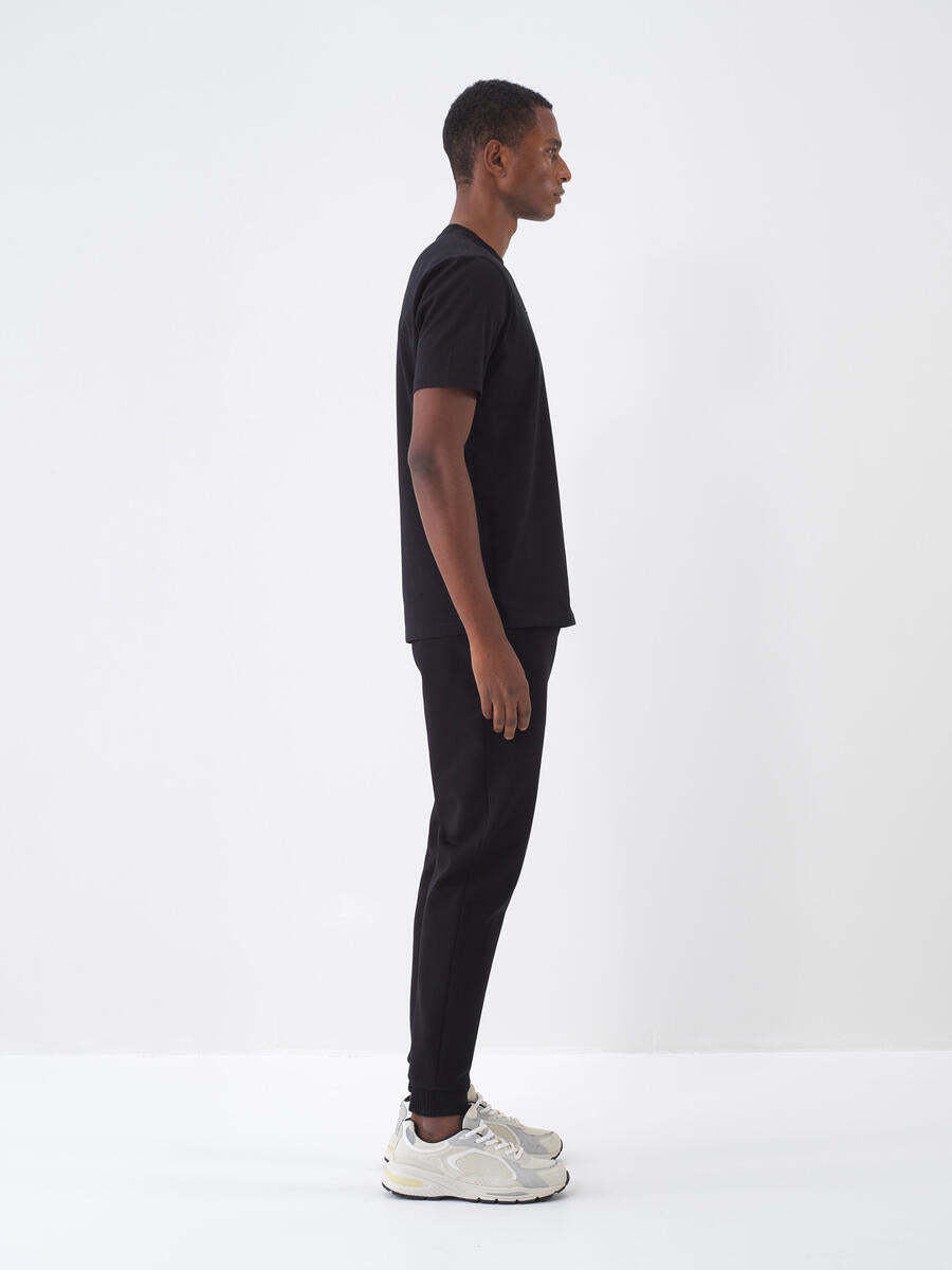 Xint Black Regular Fit Cotton Jogging