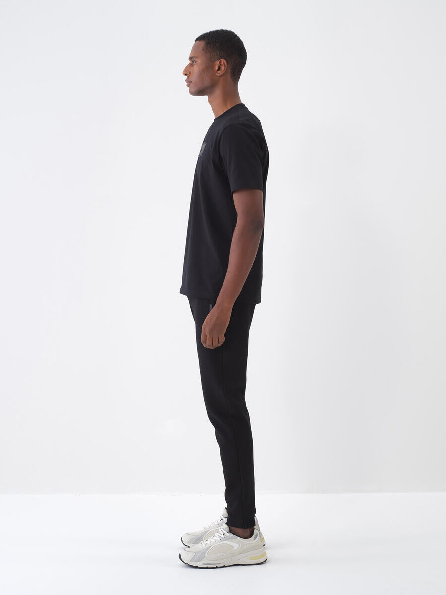 Xint Black Regular Fit Cotton Jogging