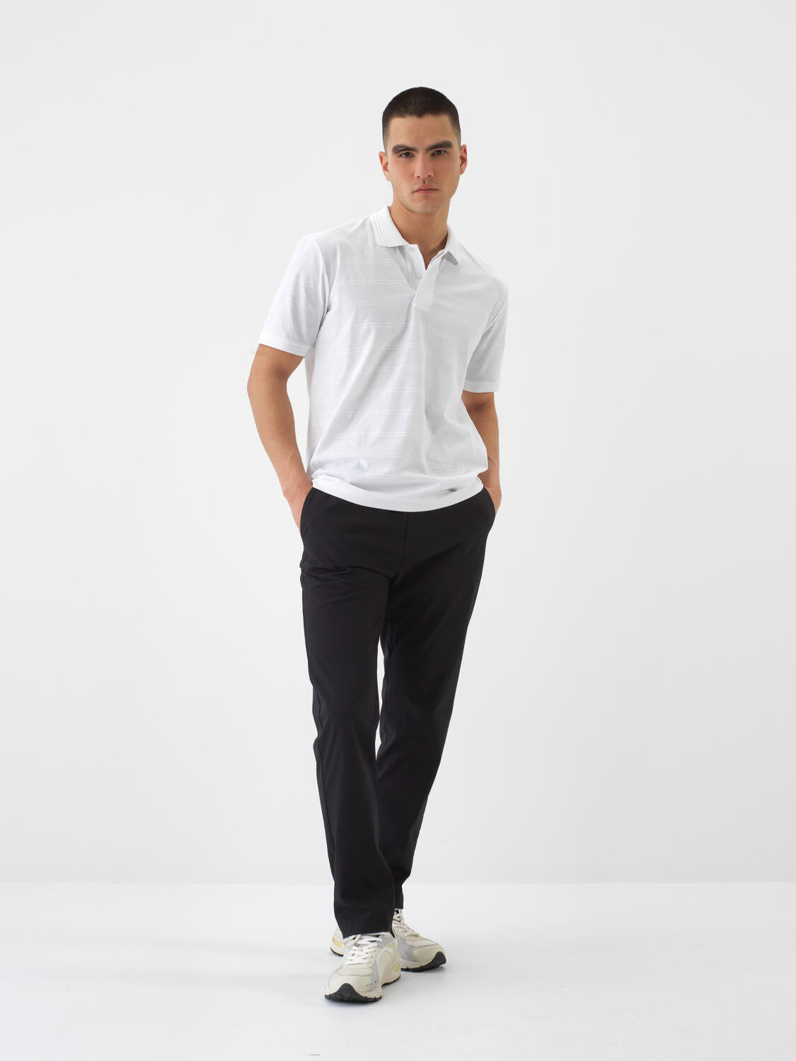 Xint Slim Fit Cotton Black Jogger Pant