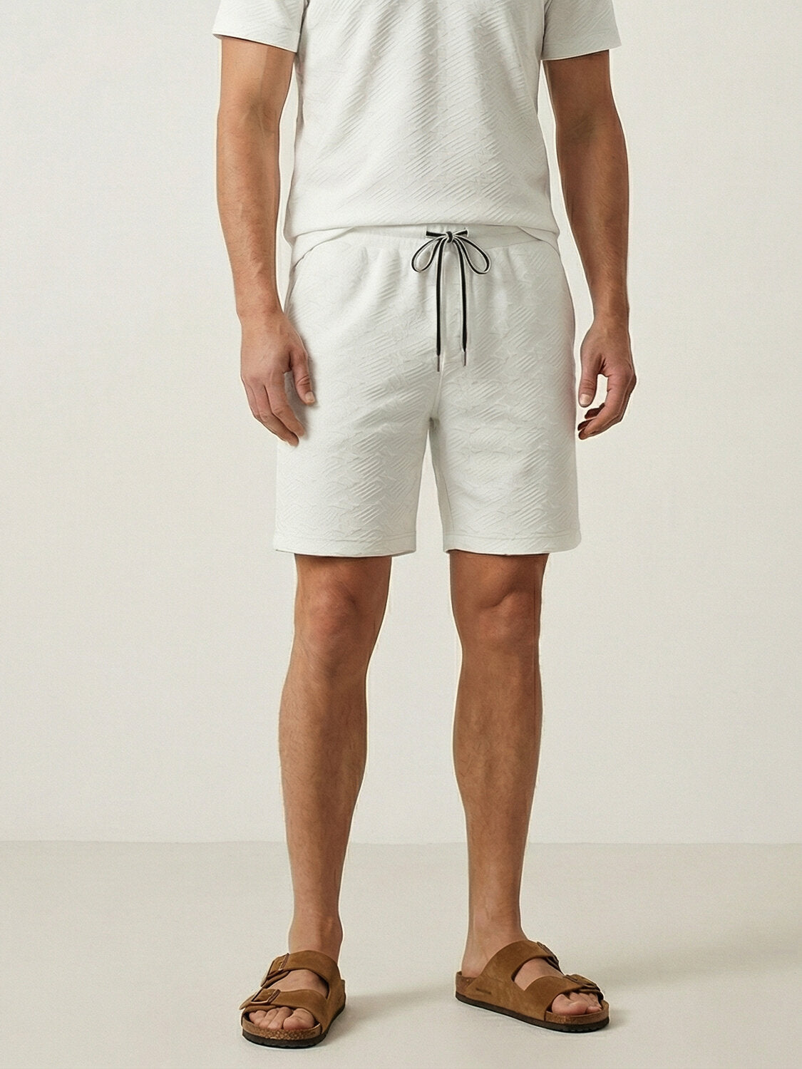 Xint White Regular Fit Short