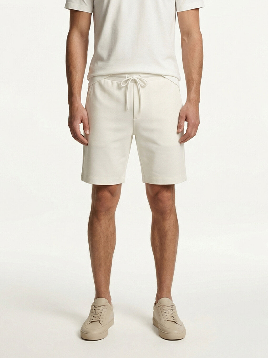 Xint White Regular Fit Short
