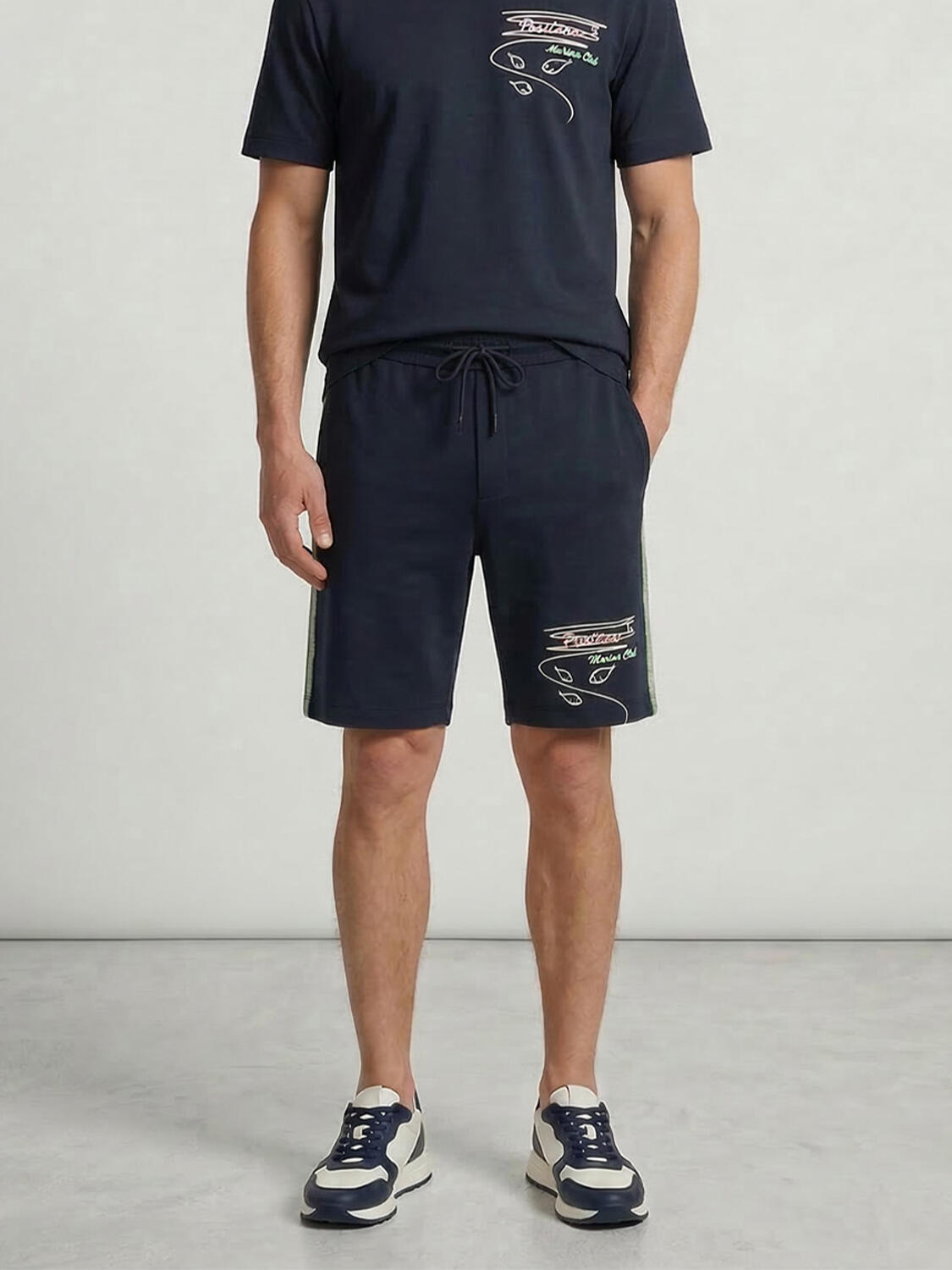 Xint Casual Navy Short