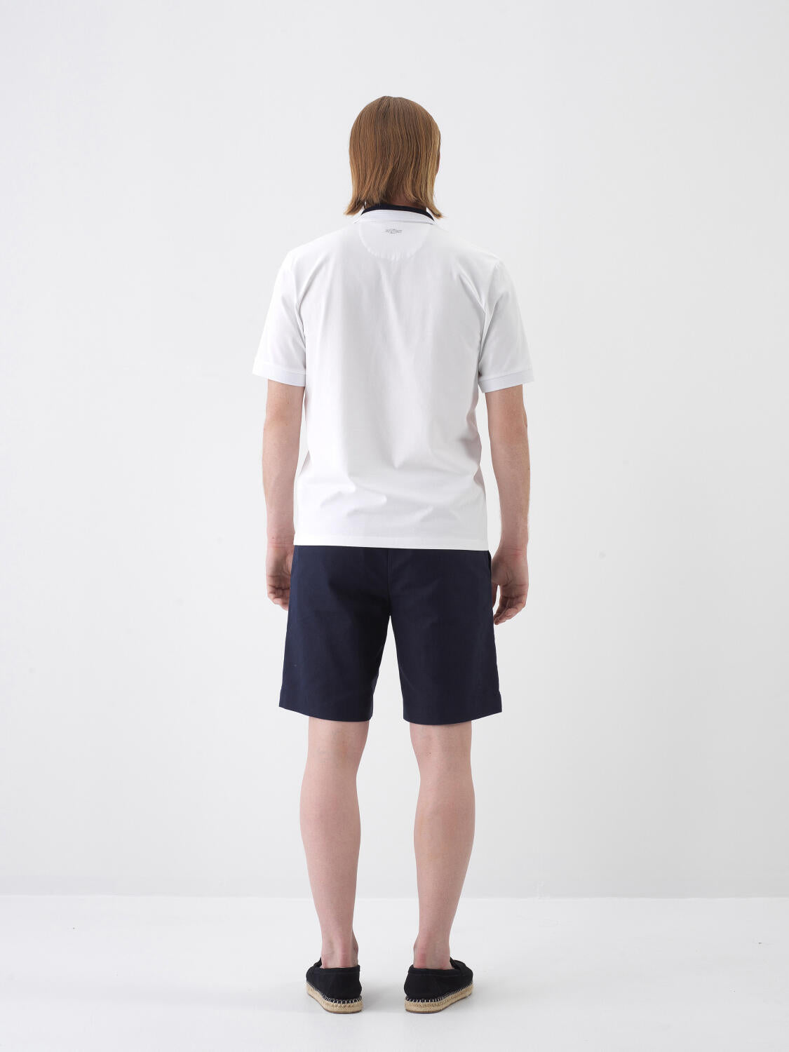 Xint Slim Fit White Cotton Polo