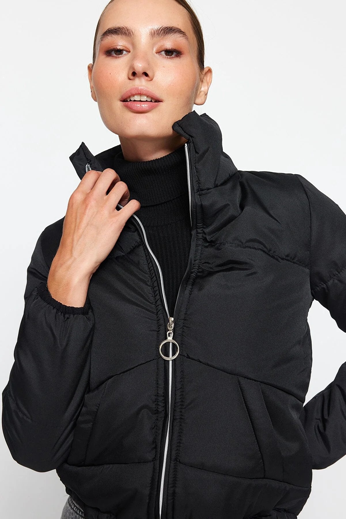 Trendyol Black Puffer Jacket