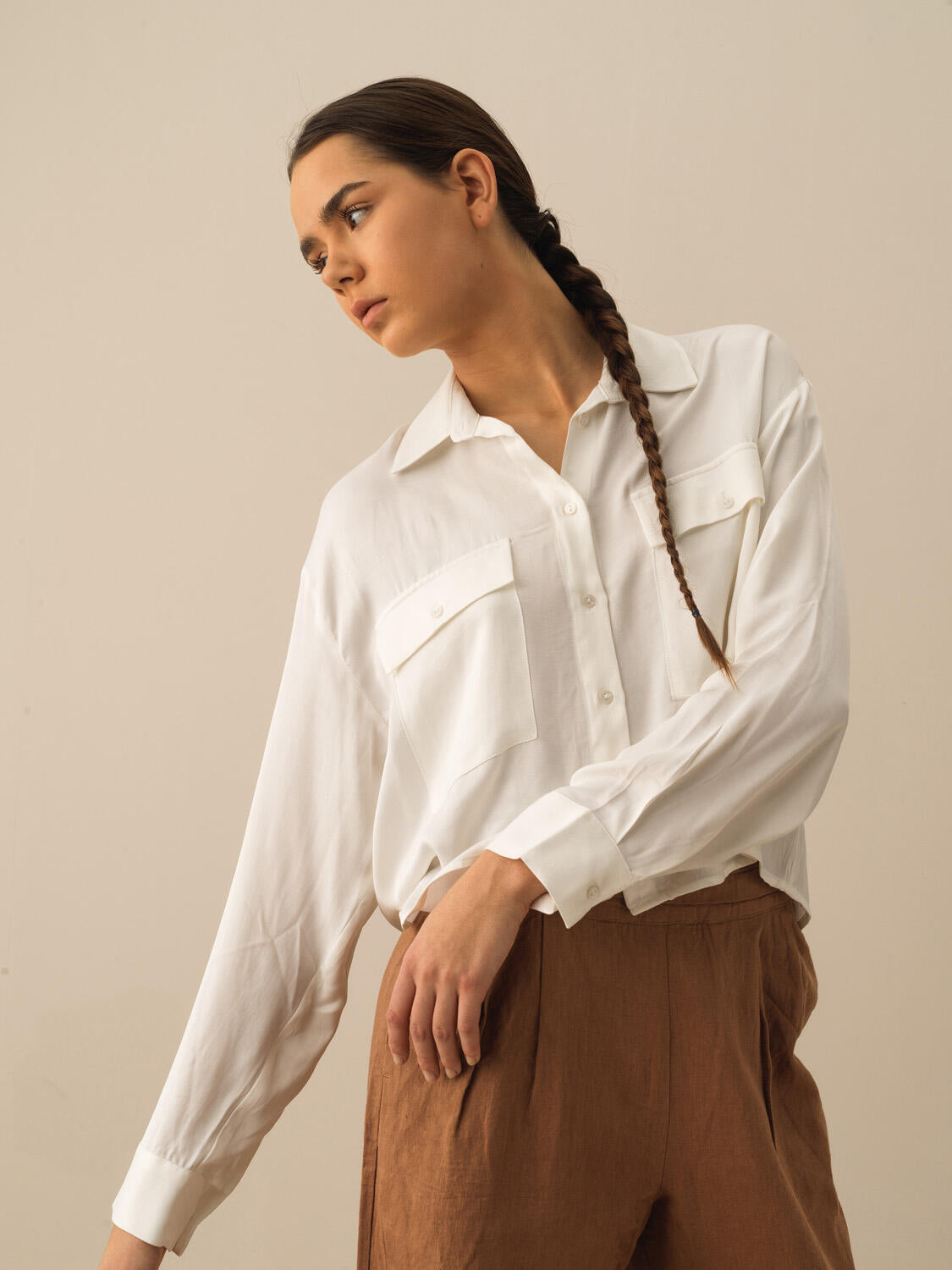 Xint Offwhite Oversize Shirt