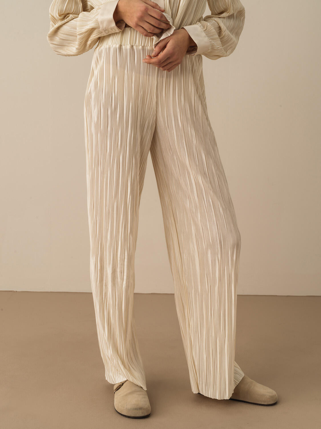 Xint Beige Oversized Pant