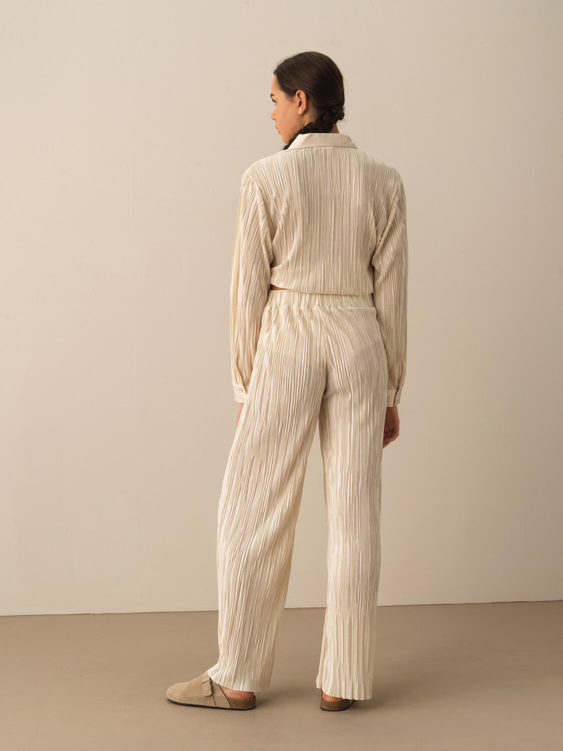 Xint Beige Oversized Pant