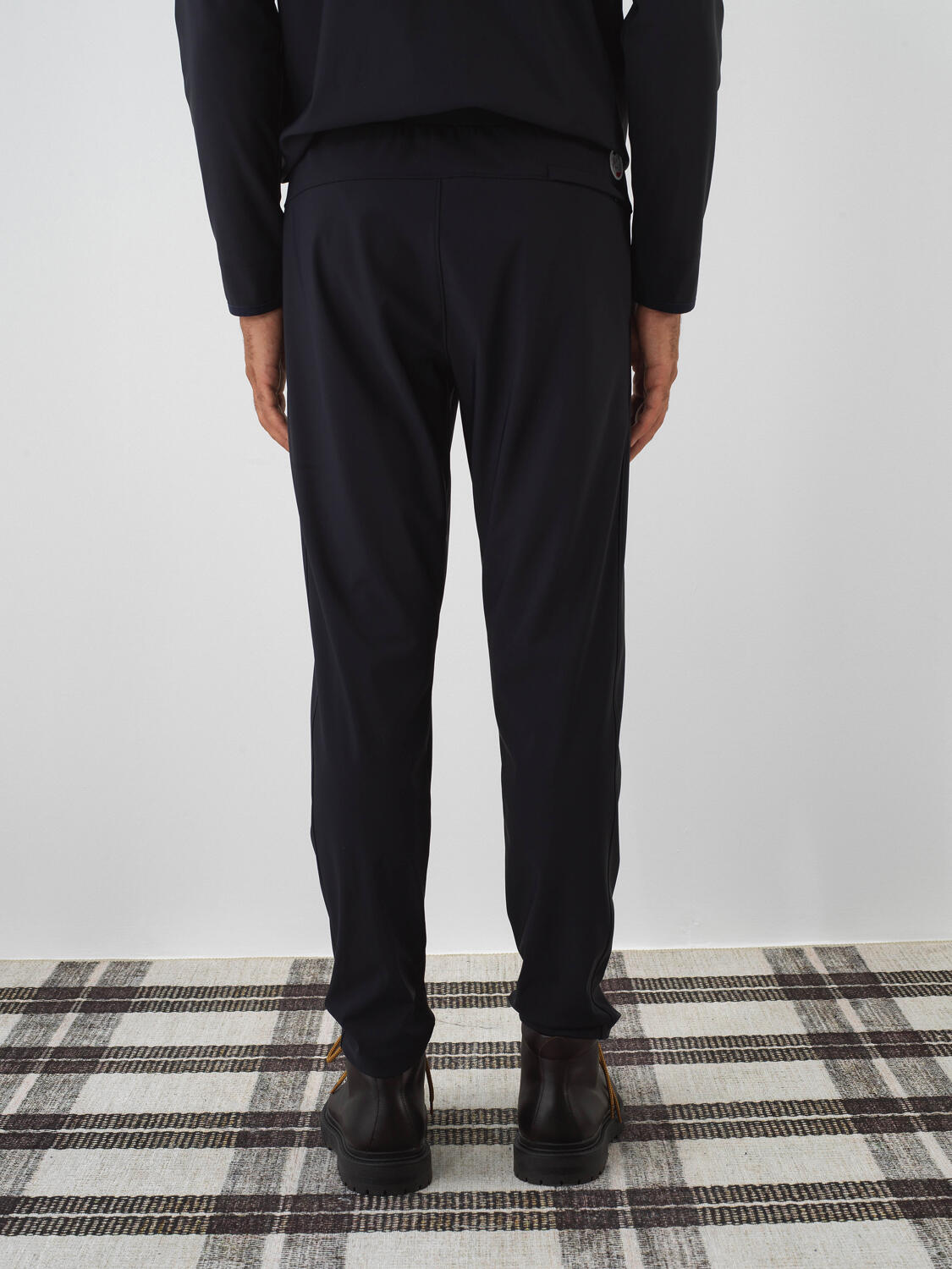 Xint Navy Flexible Textured Regular Fit Jogger Pants
