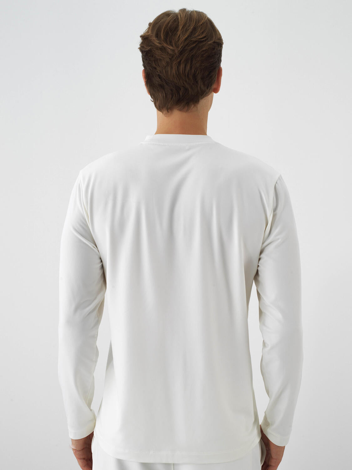 Xint Offwhite Flexible Textured Regular Fit Sweater