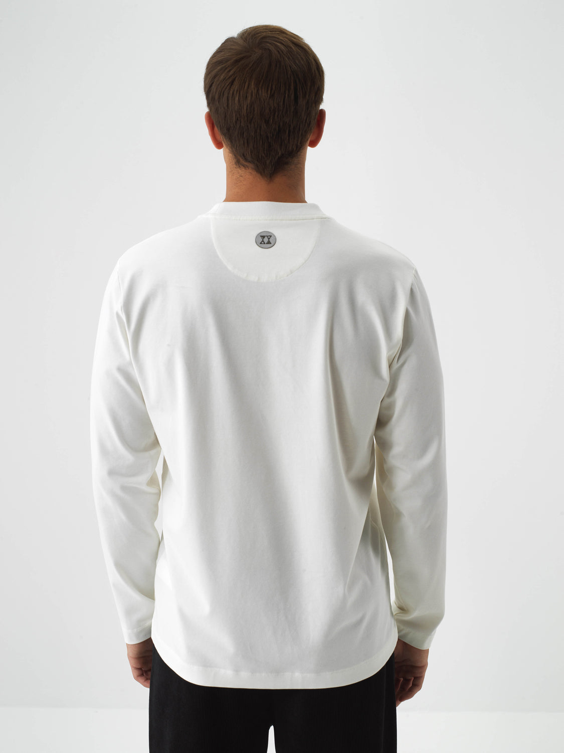 Xint Cotton Offwhite Regular Fit Long Sleeve Pullover