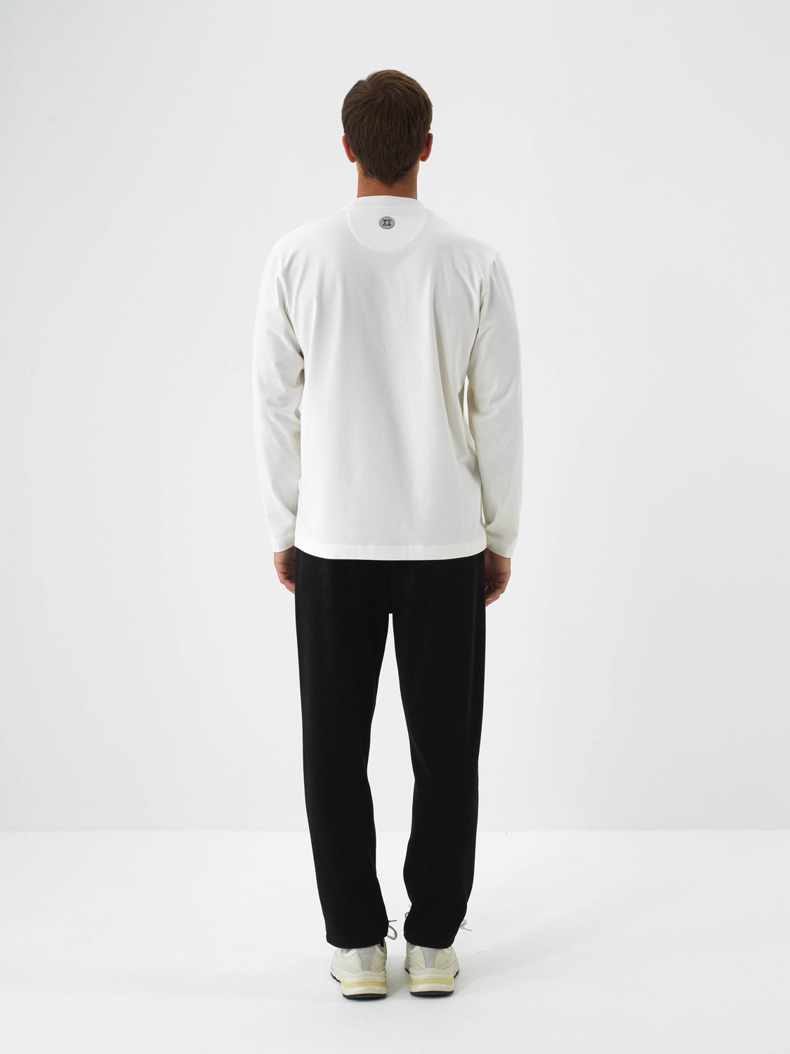 Xint Cotton Offwhite Regular Fit Long Sleeve Pullover