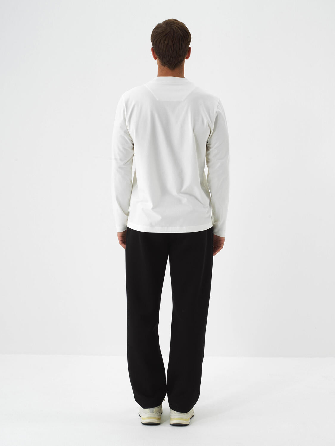 Xint Regular Fit Long Sleeve Offwhite Pullover