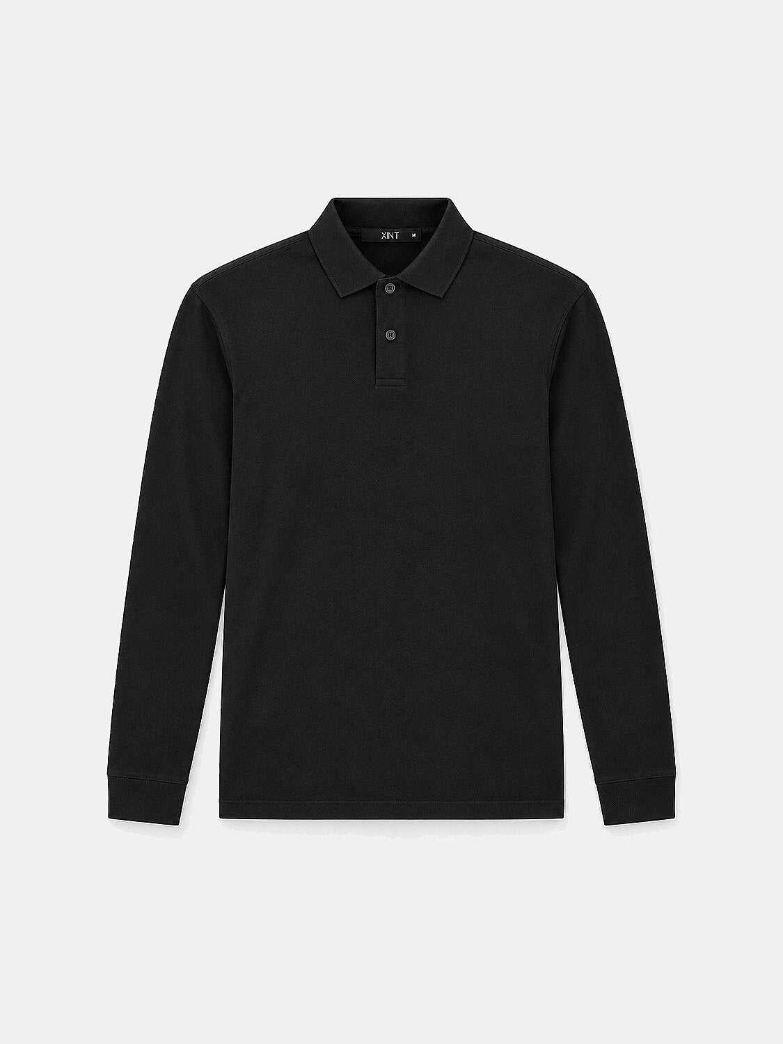 Xint Black Textured Regular Fit T-Shirt