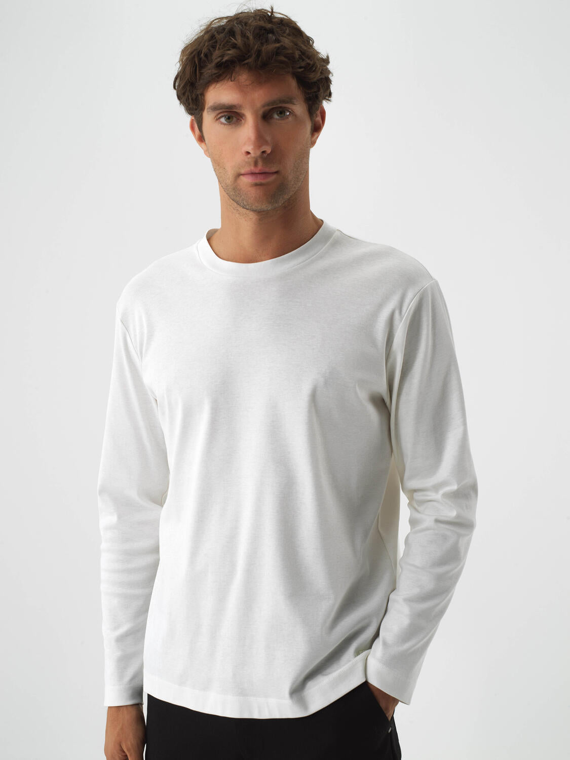Xint Off.White Textured Regular Fit T-Shirt
