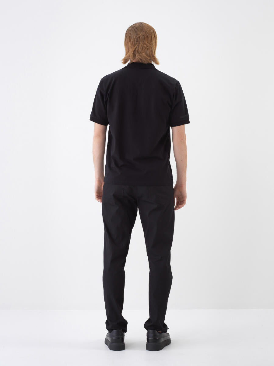 Xint Short Sleeved Black Polo