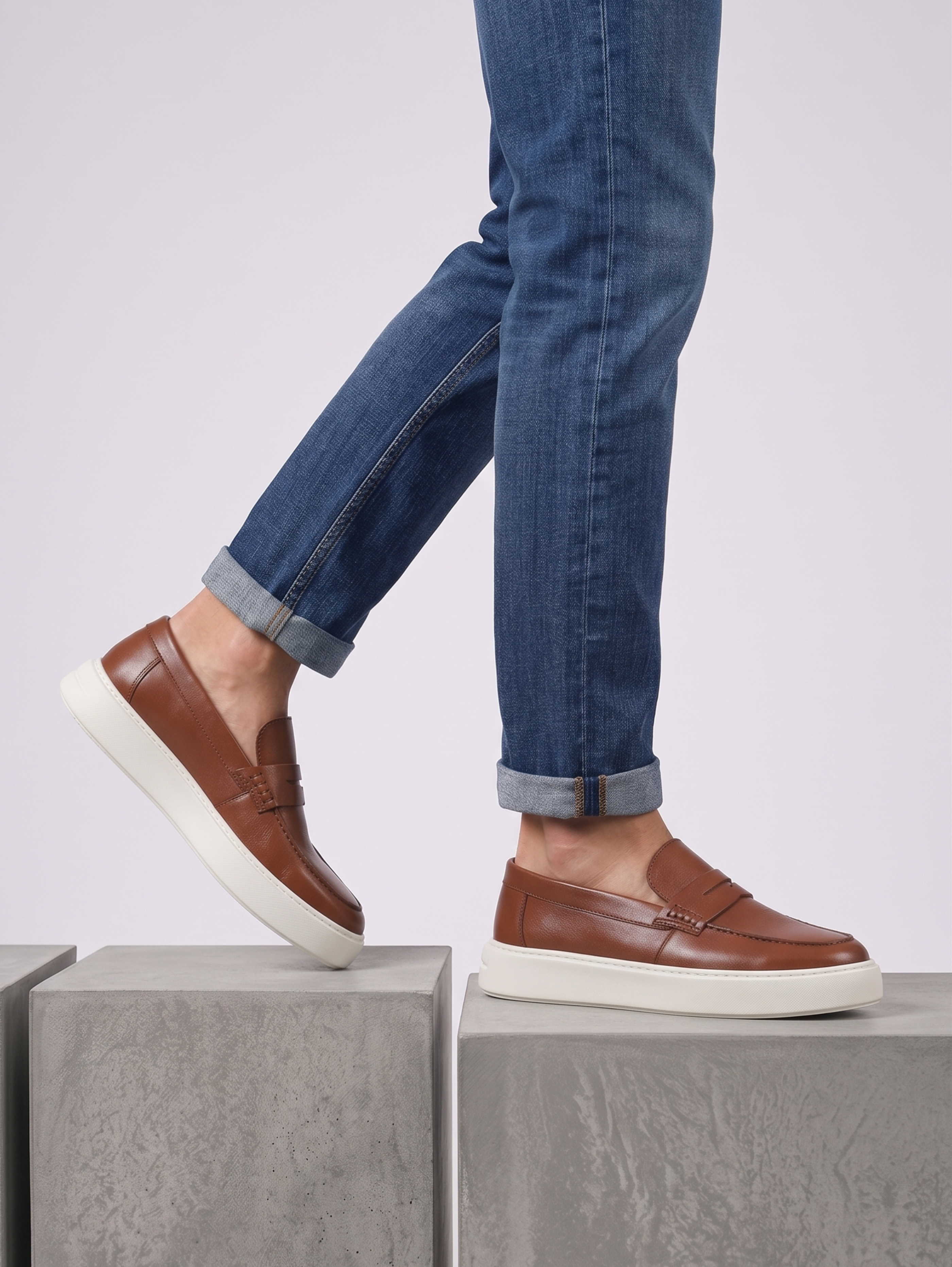 Havan Slip-On Casual Leather Shoes