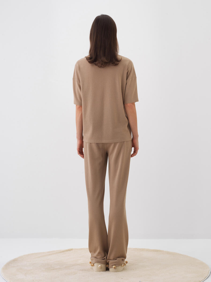 Xint Camel Oversize Cotton T-Shirt