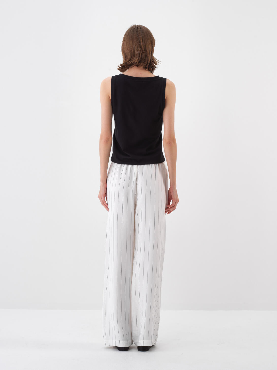 Xint Off White Striped Pant