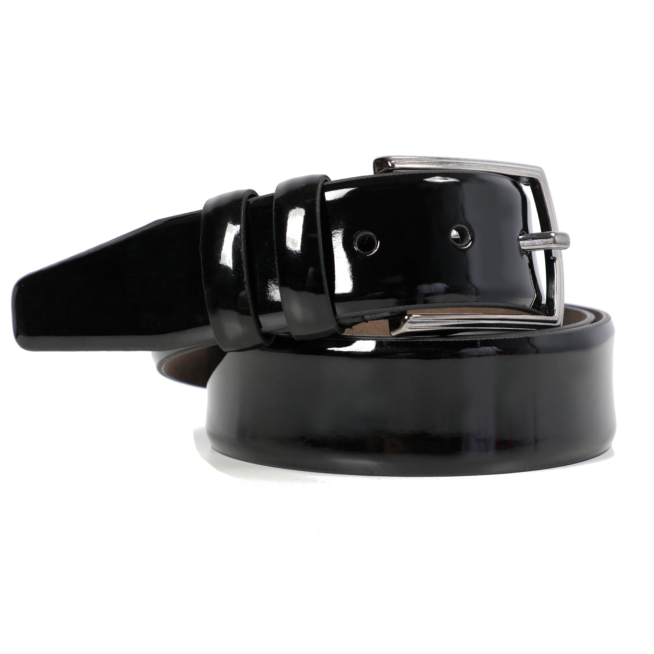 Glossy Classic Black Belt