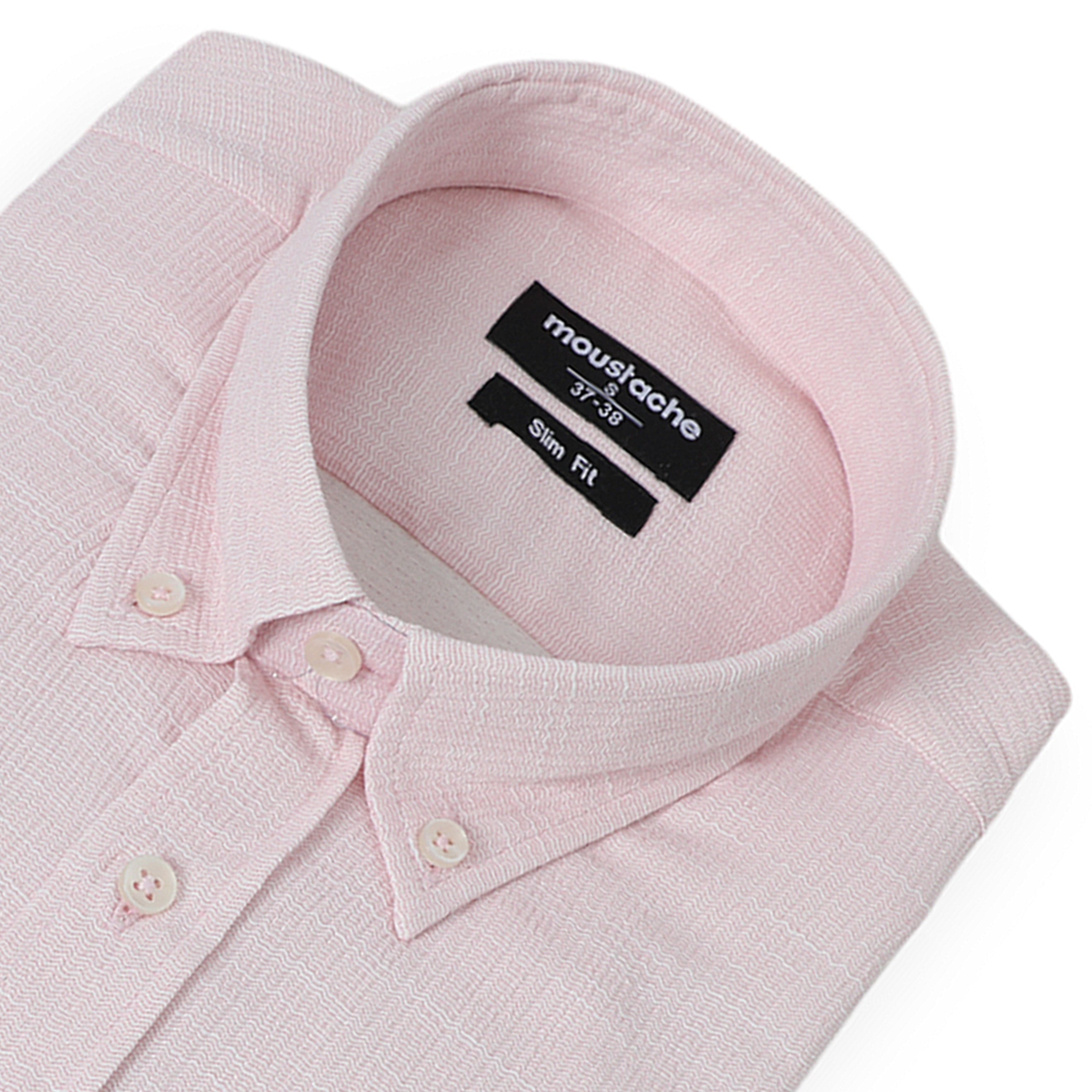 Casual Men Shirt pink