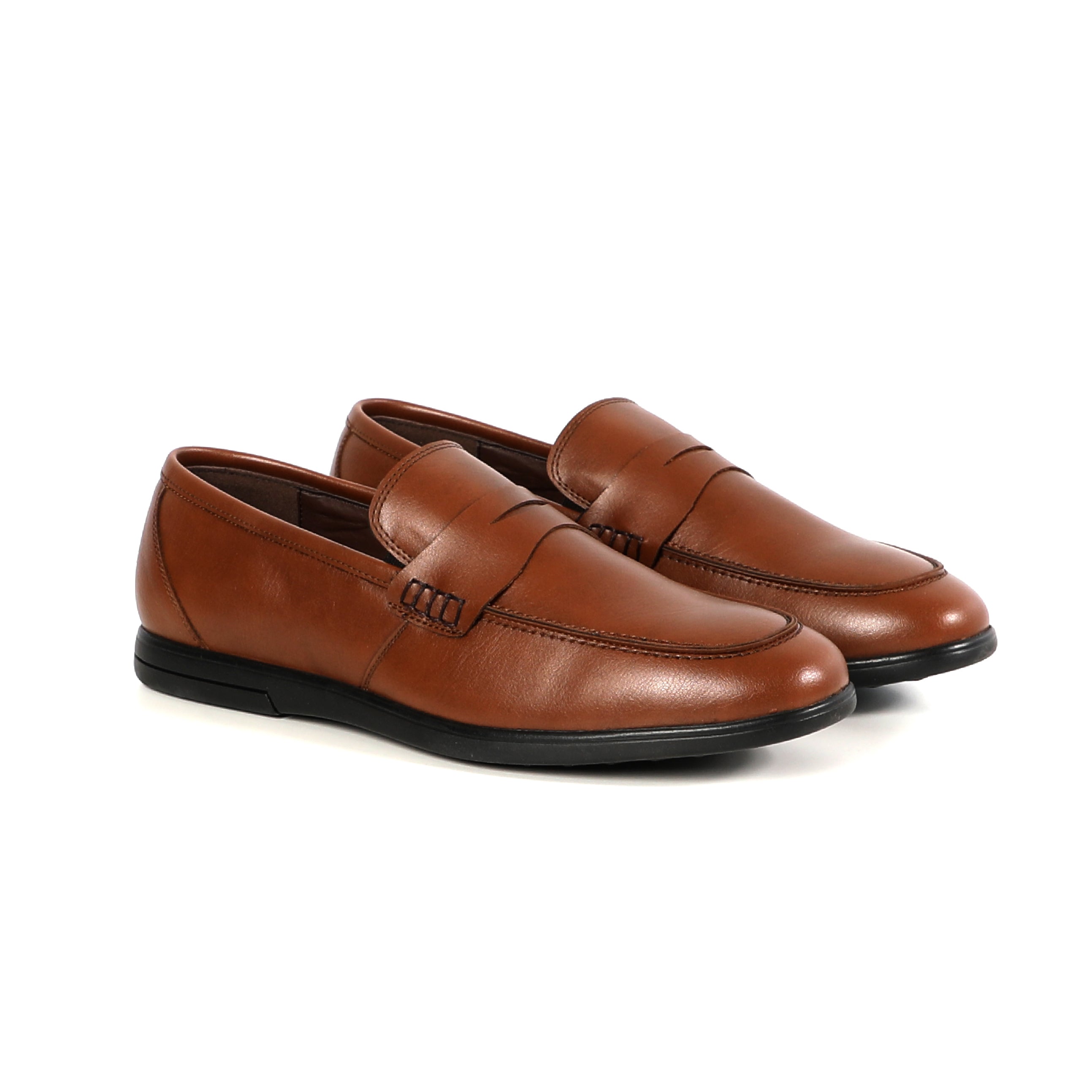 Gianno Ricci Smart Casual Black Loafer In Havan