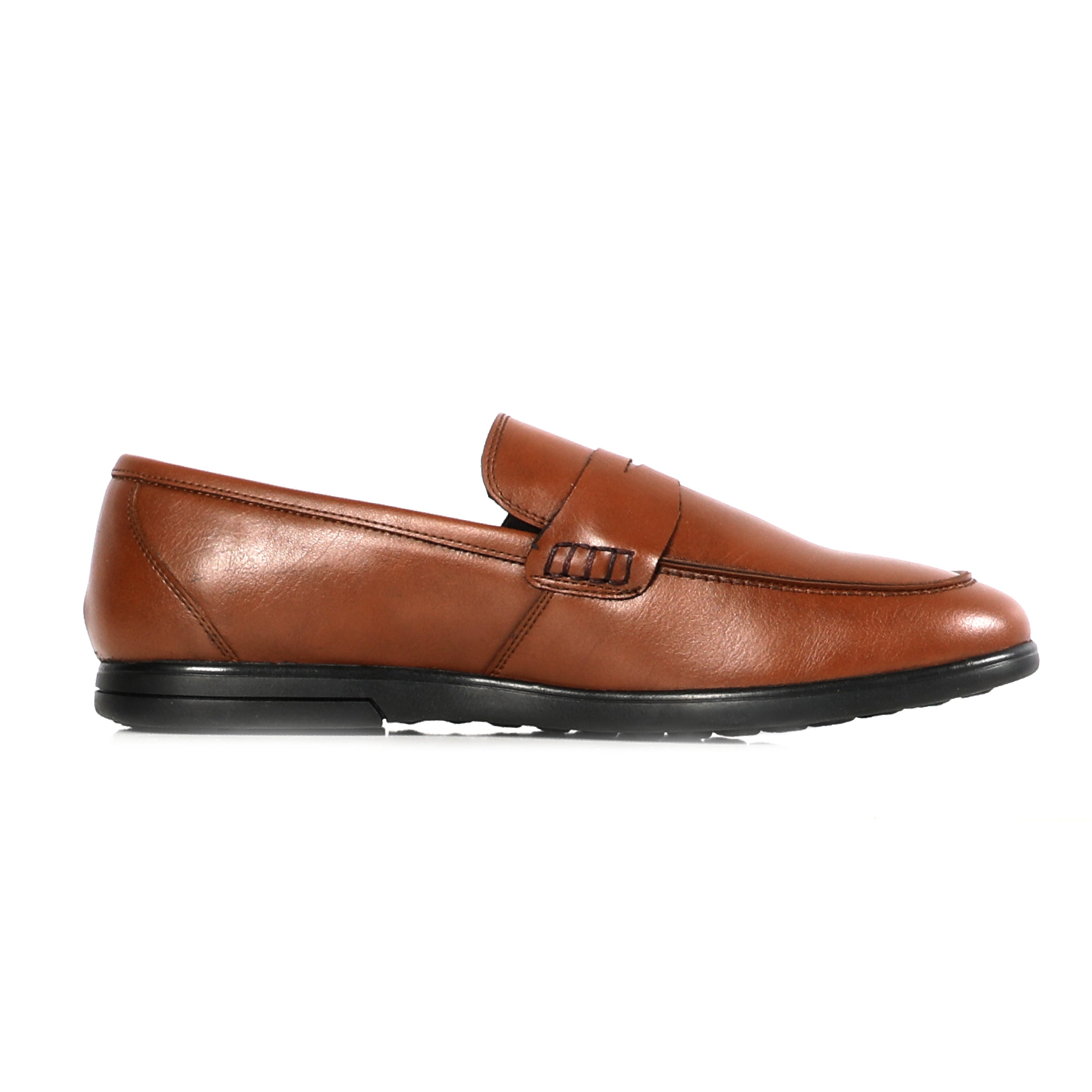 Gianno Ricci Smart Casual Black Loafer In Havan