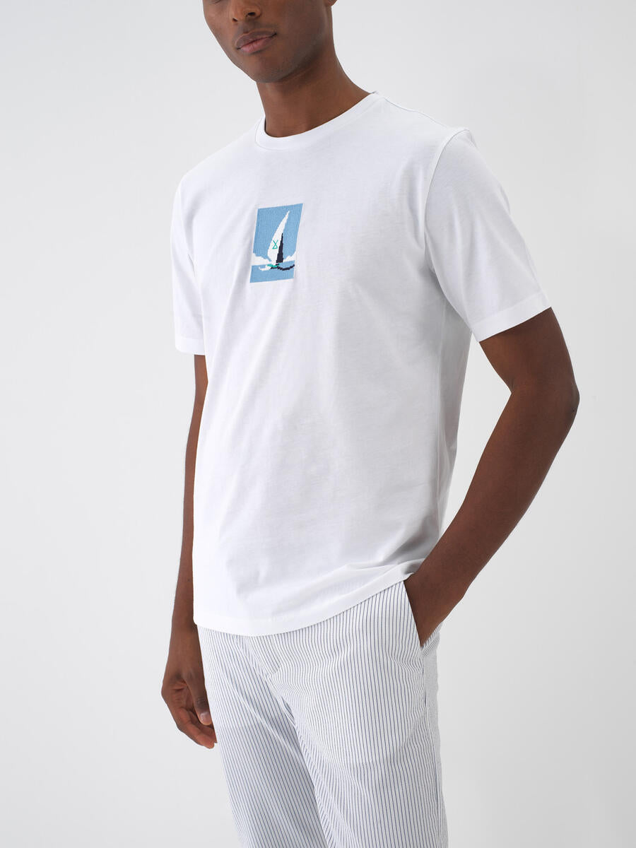 Xint Men Summer White T-shirt