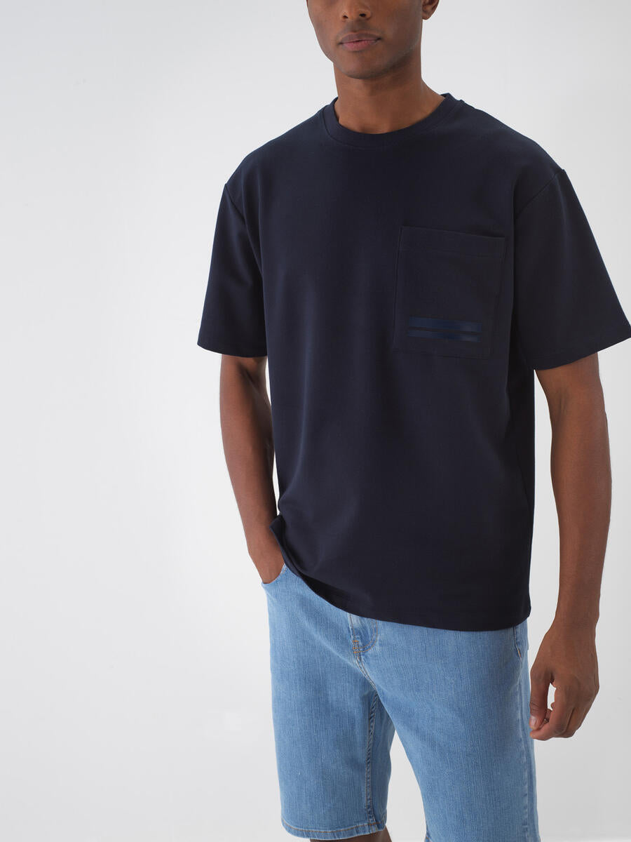 Xint Navy Side Pocket T-shirt