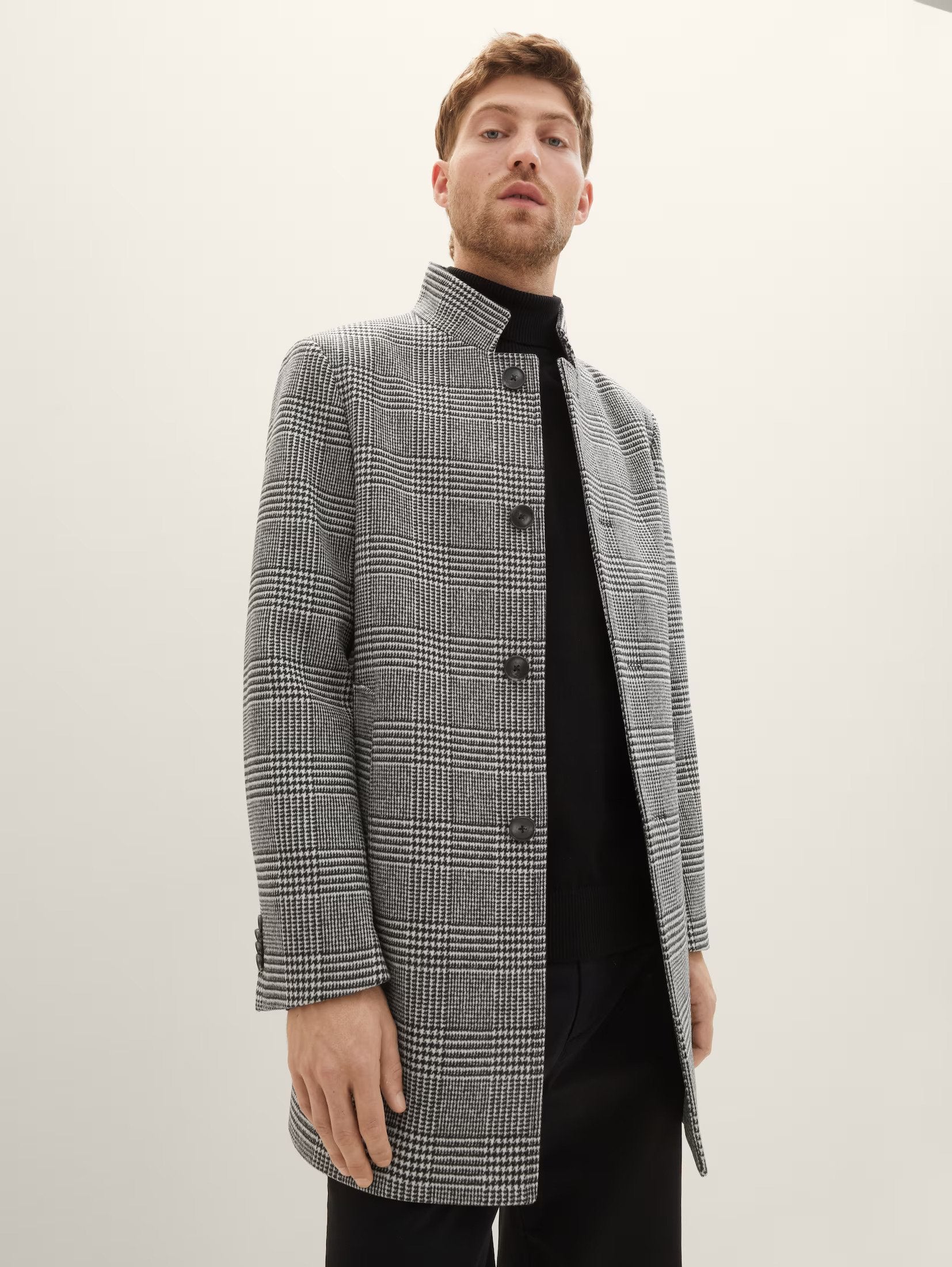 Tom Tailor Grey Wool Coat