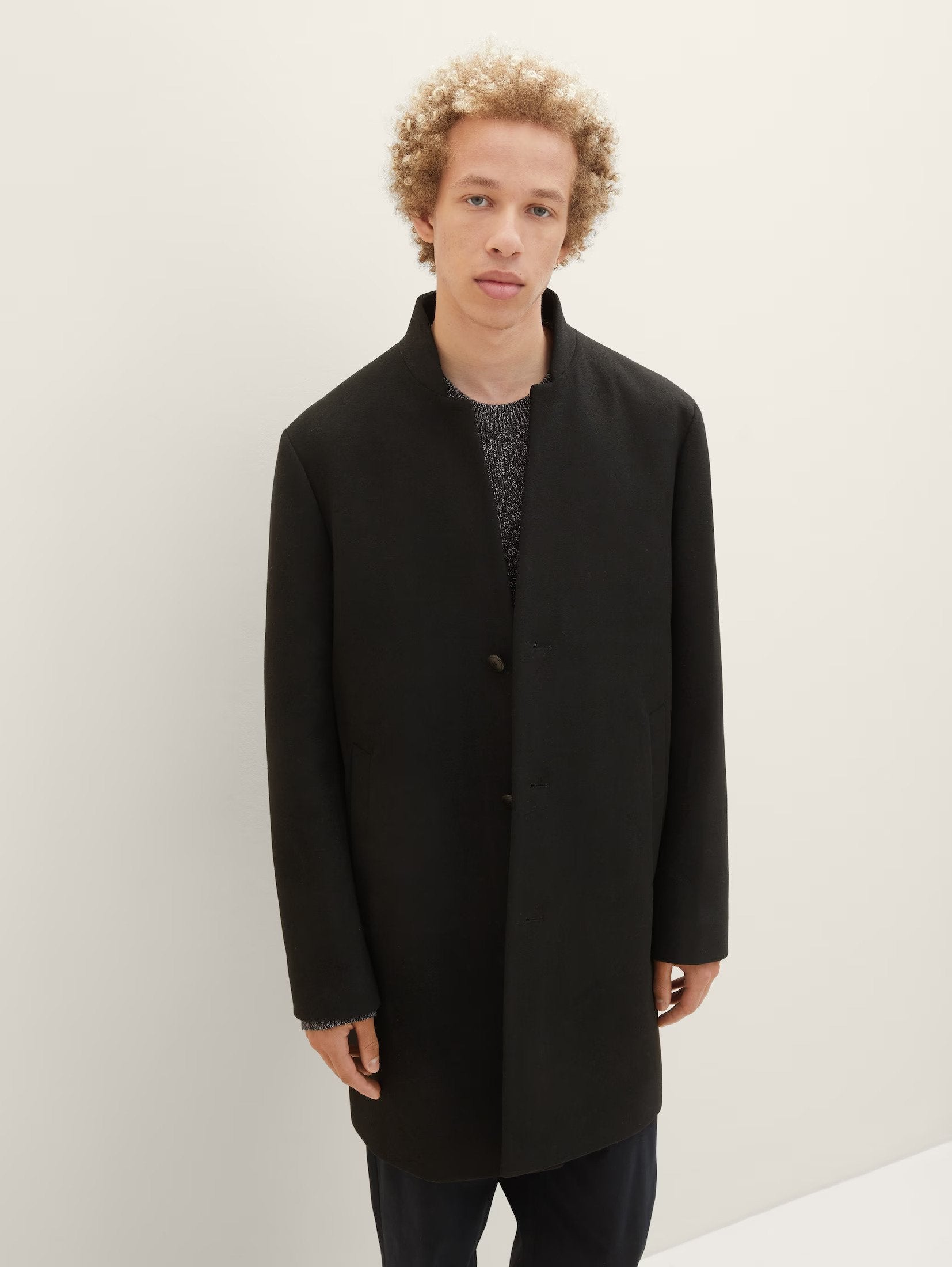 Tom Tailor Black Classy Coat