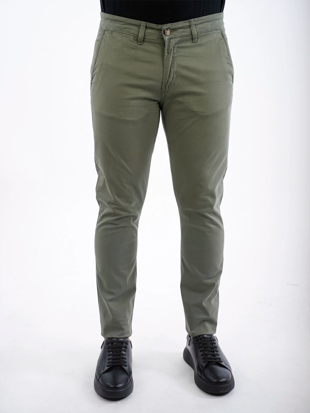 Olive Sport Chic Chino Pants