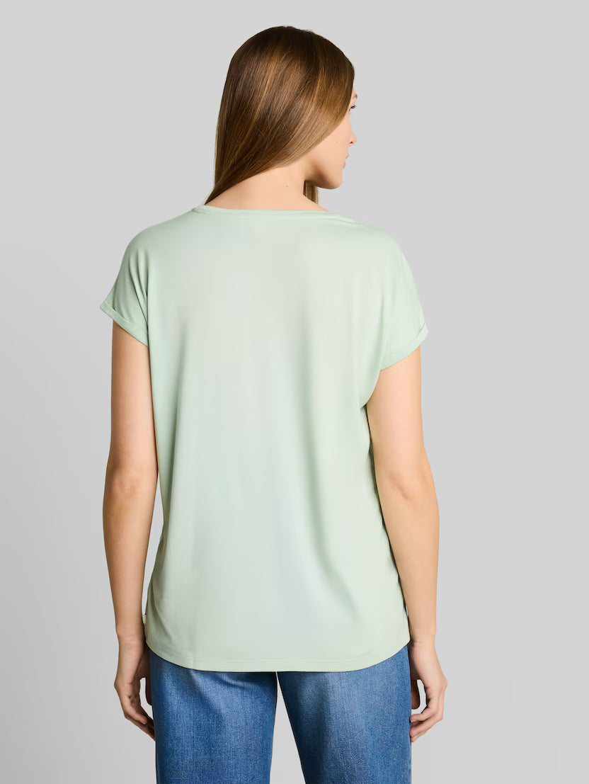 Tom Tailor Mint Plain Loose-Fit T-Shirt