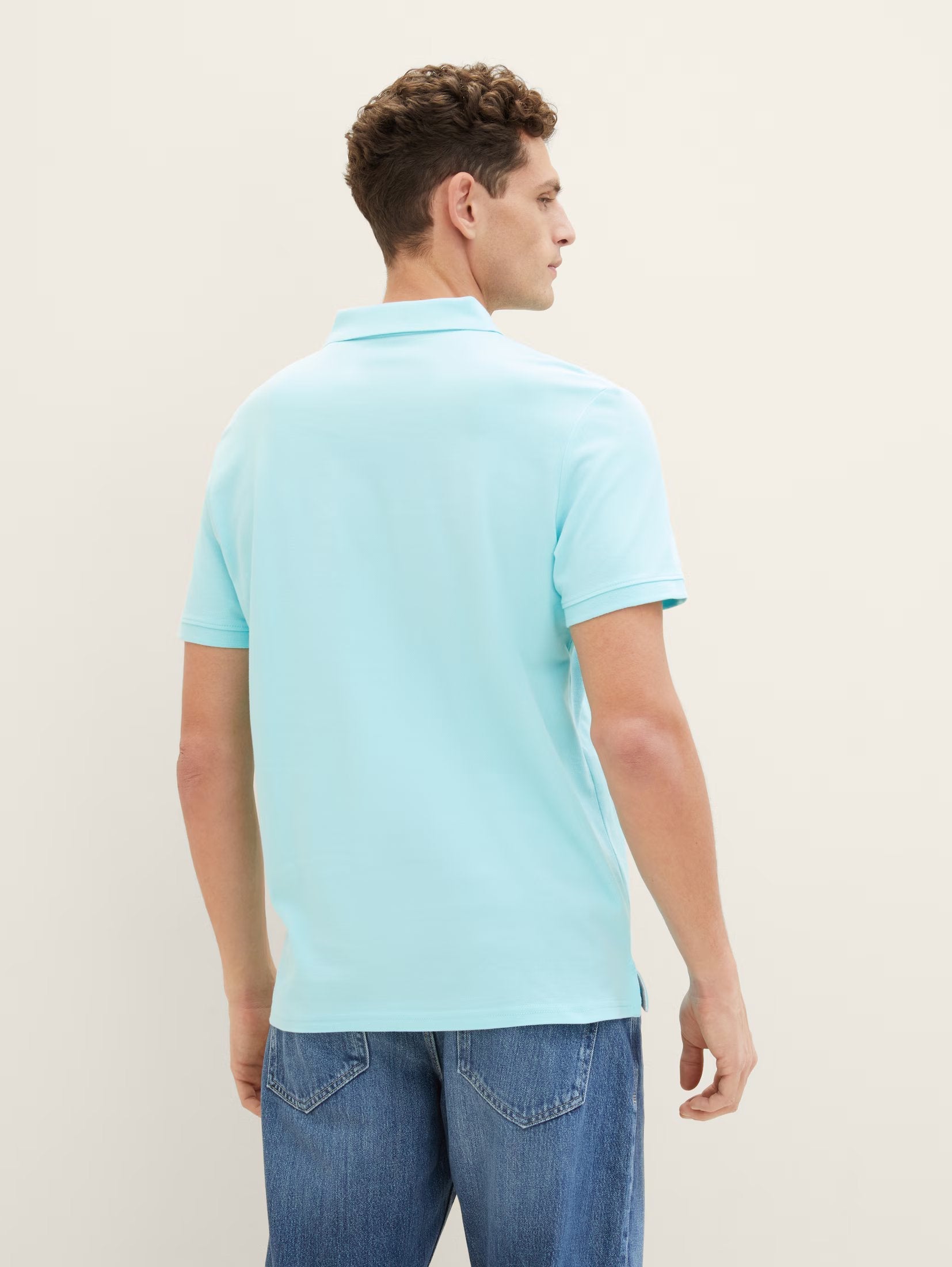 Tom Tailor Men Casual Turquoise  Polo